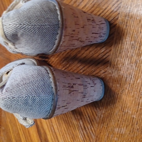 OLD NAVY DARK ACADEMIA TWEED WEDGE PLATFORMS - Picture 7 of 9